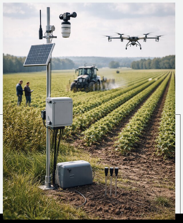 Разработка IoT мониторинга полей в Железногорске от 8688 р. | АвикейЖлк